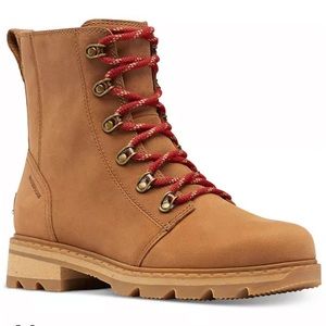 Brand New Sorel Lennox Tan Lace Boot Size 7